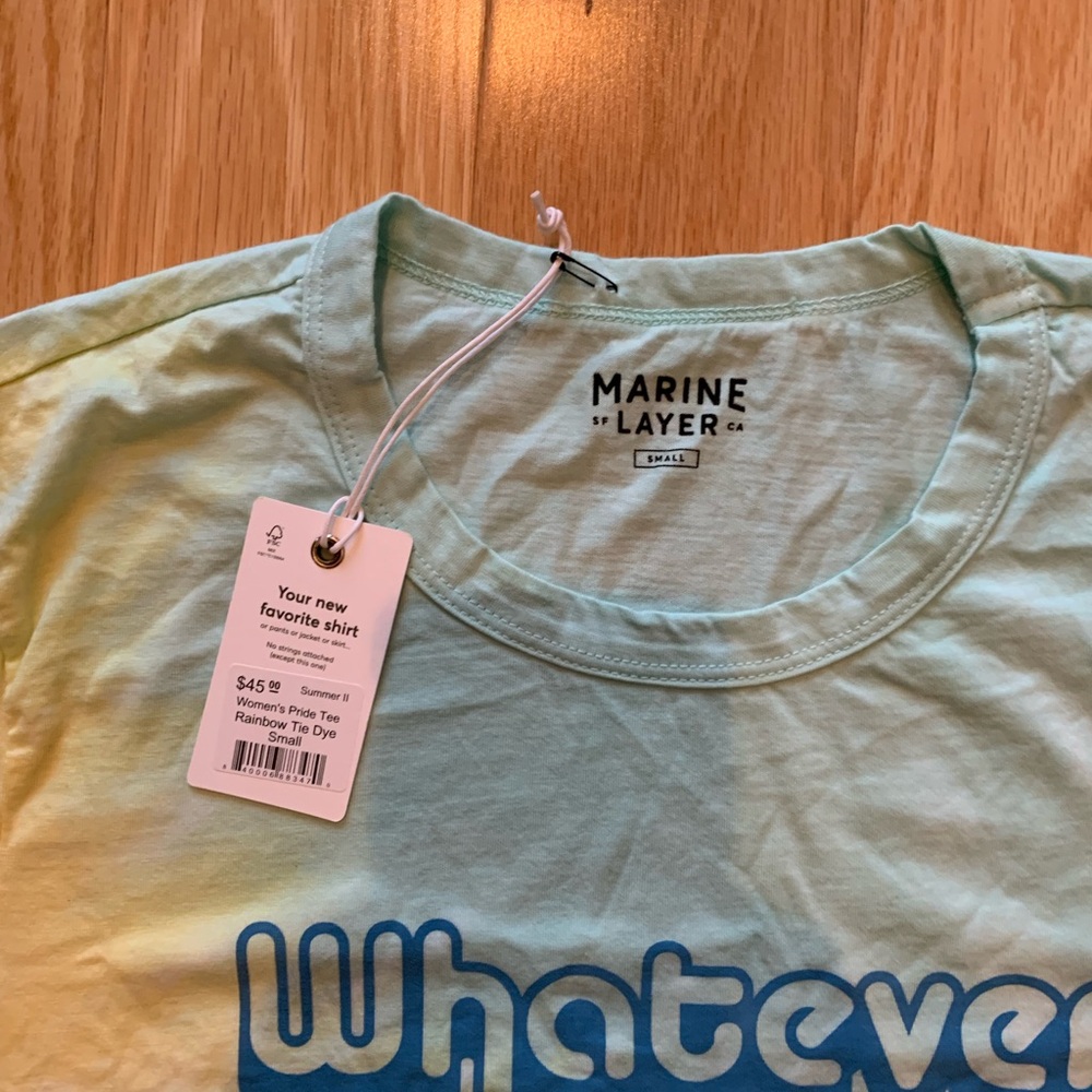 Marine Layer Pastel Tie-Dye Tee - Picture 2 of 2
